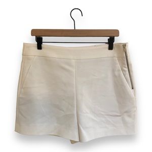 Zara High Rise Short Off White Size L